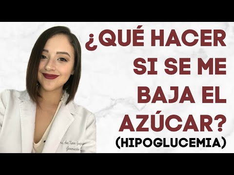 ¿Qué pasa si la glucosa está baja?