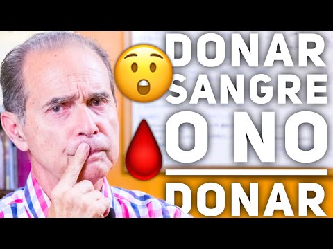 ¿Qué pasa si dono sangre?