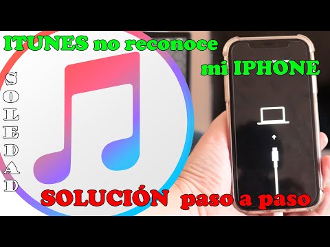 ¿Qué pasa si iTunes no reconoce mi iPhone?