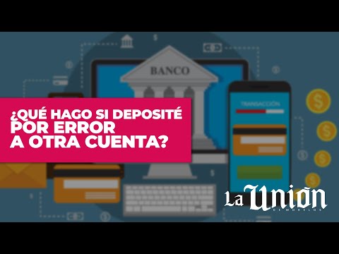 ¿Qué pasa si te hacen una transferencia por error?