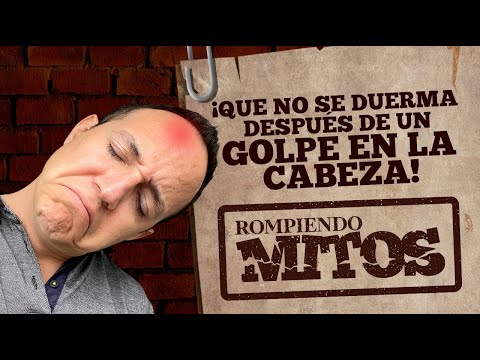 ¿Qué pasa si un niño se golpea la cabeza y se duerme?