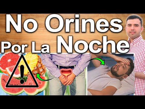 ¿Qué pasa si orino mucho en la noche?