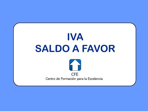 ¿Qué pasa si tengo IVA a favor?