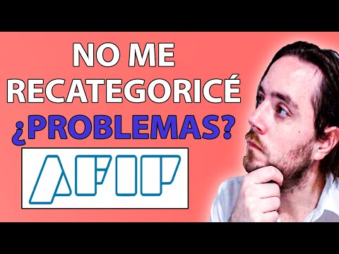 ¿Qué pasa si no me categorizo en AFIP?