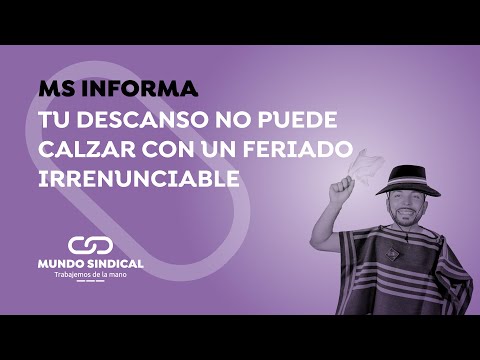 ¿Qué pasa si un feriado irrenunciable cae en día domingo?