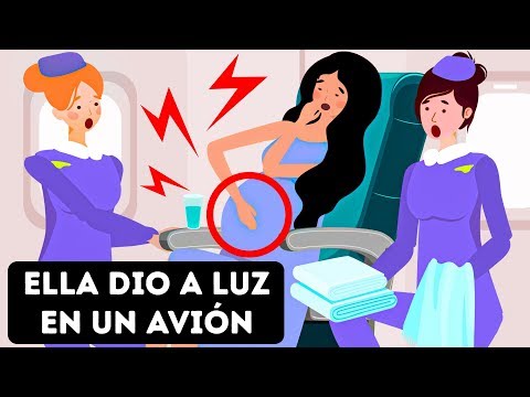 ¿Qué pasa si un bebé nace en un avión?