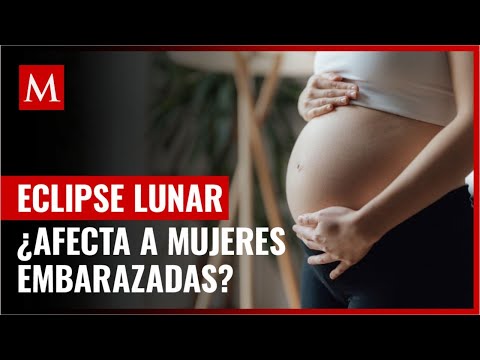 ¿Qué pasa si una mujer embarazada mira la luna roja?