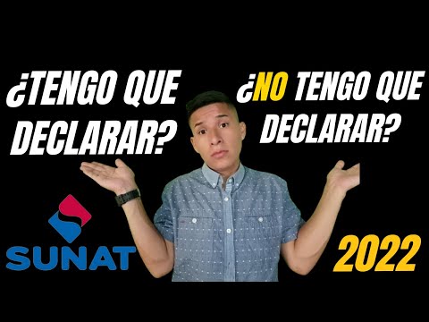 ¿Qué pasa si no declaro a la Sunat?